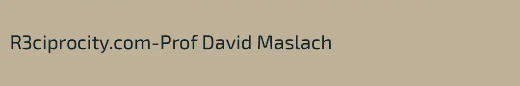 R3ciprocity.com-Prof David Maslach